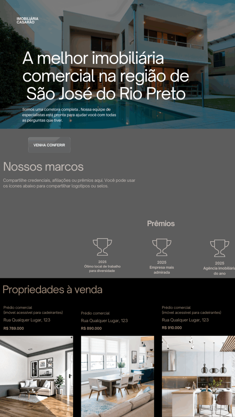 Imobiliárias & Corretores de Imóveis